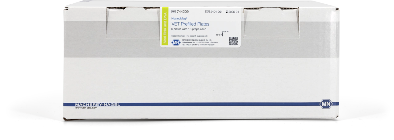 NucleoMag VET Prefilled Plates, viral/bacterial nucleic acids from VET samples