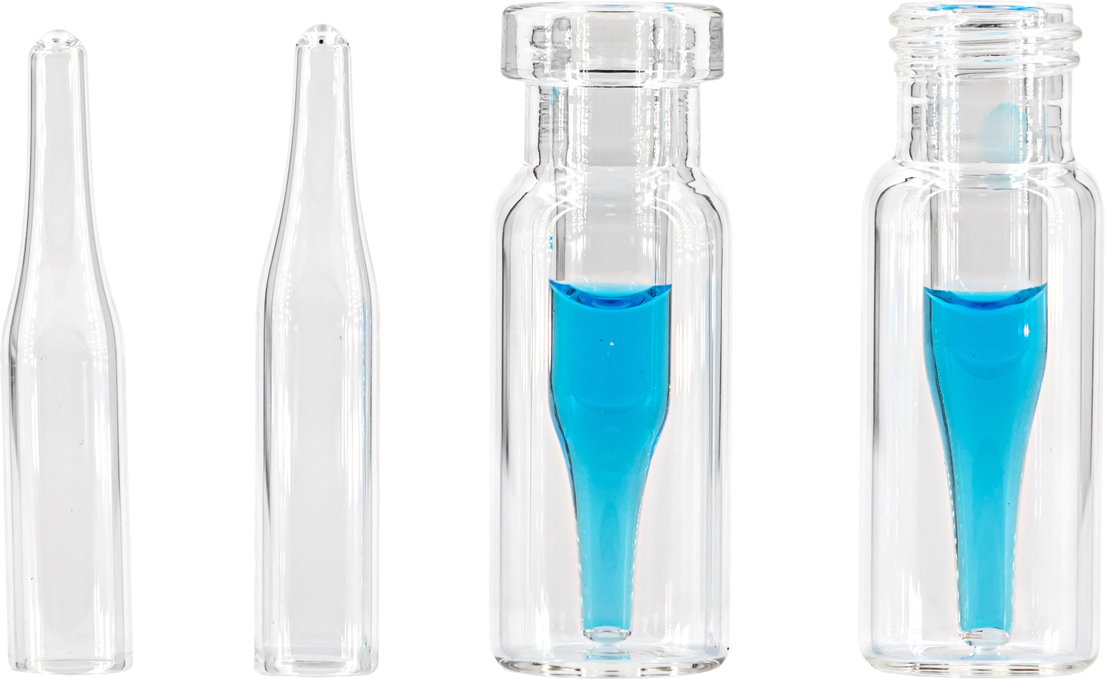 Micro-insert, N 9|N 10|N 11, 6.0x31.0 mm, 0.2 mL, conical, 15 mm tip, clear