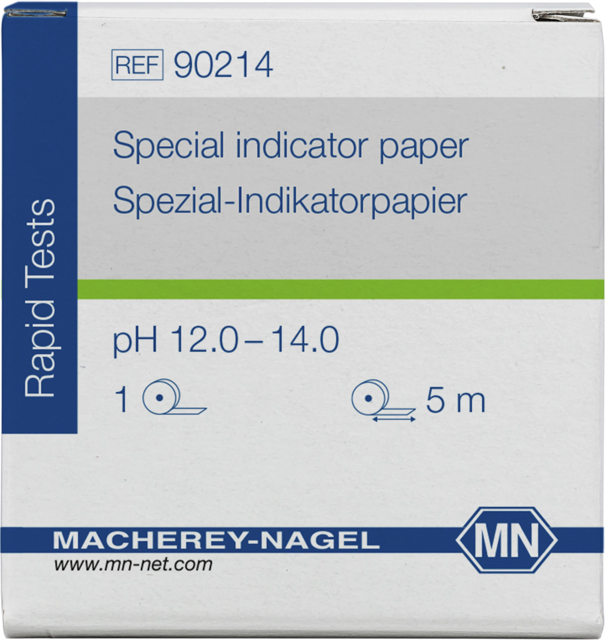 Special indicator paper pH 12.0–14.0 , reel