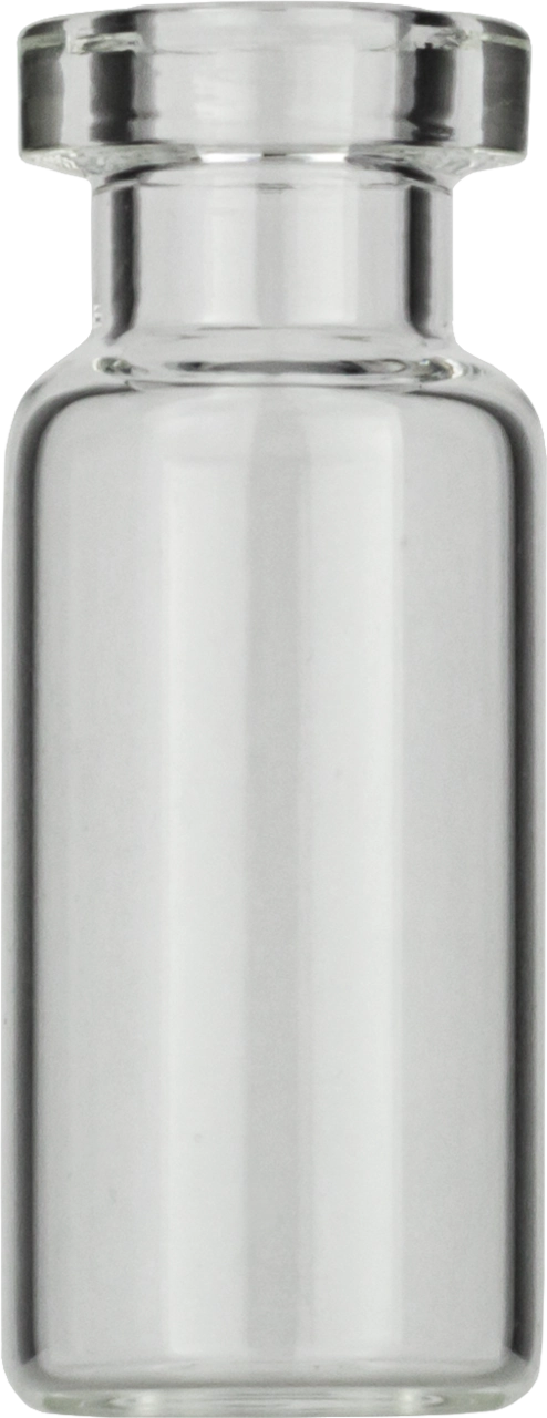 Crimp neck vial, N 13, 13.75x35.0 mm, 2.0 mL, flat bottom, clear