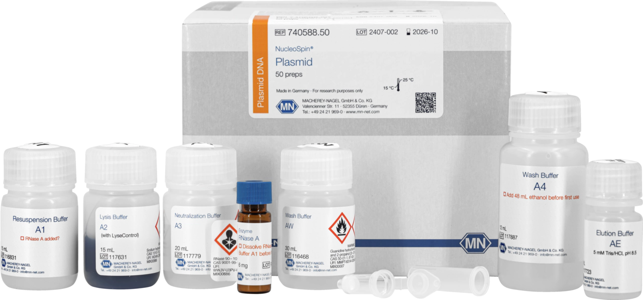 NucleoSpin Plasmid, Mini kit for plasmid DNA
