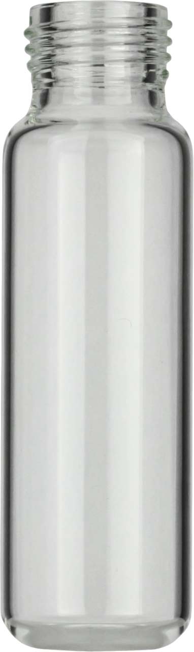 Screw neck vial, N 18, 22.5x75.5 mm, 20.0 mL, rounded bottom, clear