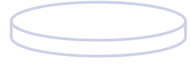 Screw closure N 9,PP,blue,hole,Sil. w./Polypropylene colorl.,1.0mm,fluorine-free