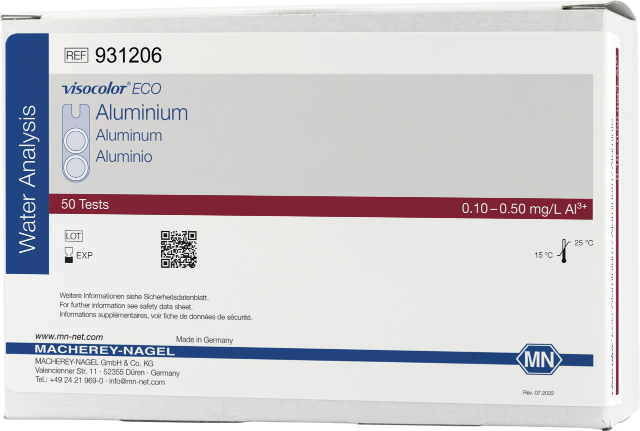 Colorimetric test kit VISOCOLOR ECO Aluminum, refill pack