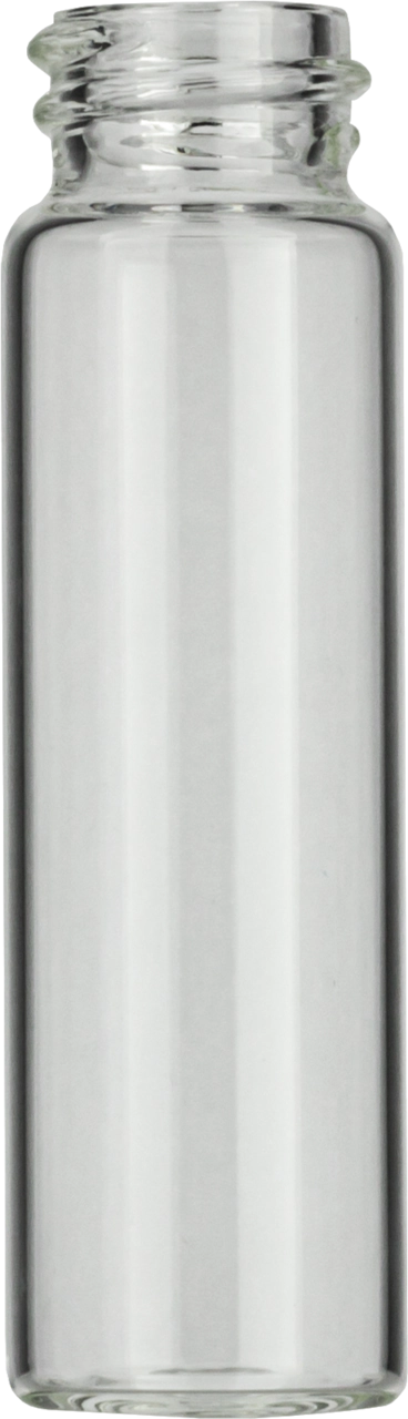Screw neck vial, N 18, 20.6x71.0 mm, 16.0 mL, flat bottom, clear