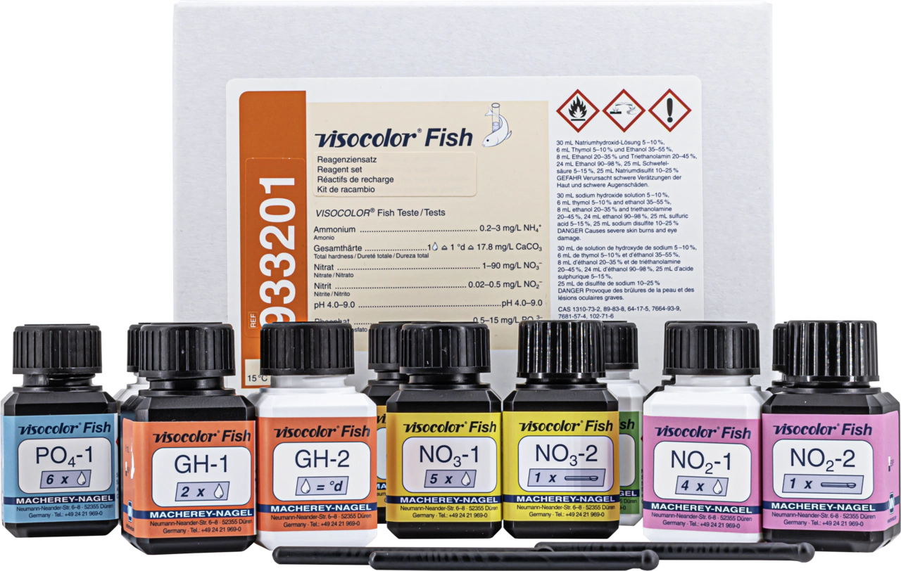 VISOCOLOR Fish reagent case, refill pack