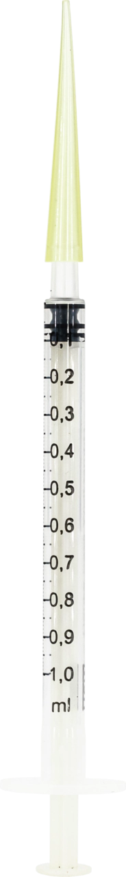 1 mL syringe for VISOCOLOR reagent case for soil analysis