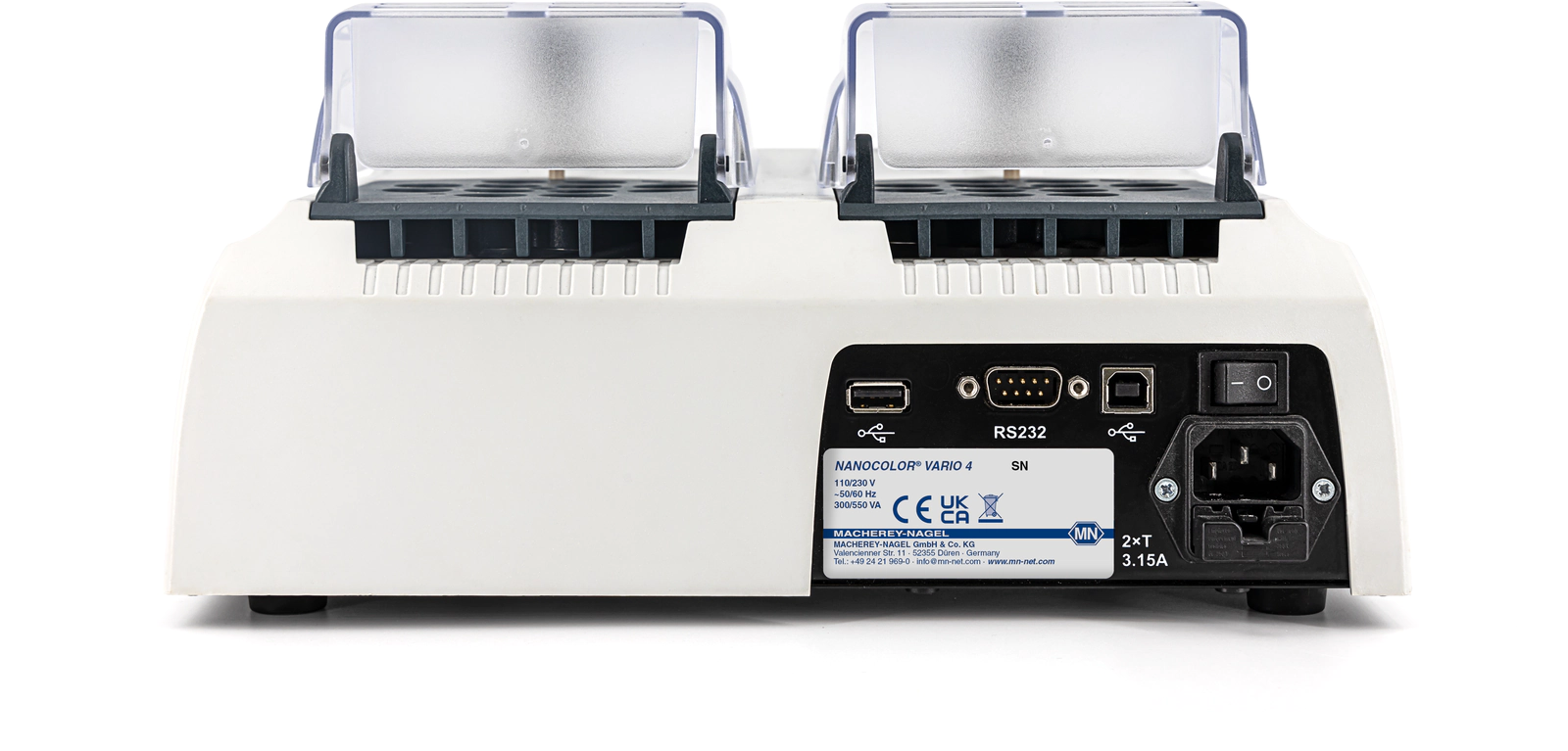 Heating block NANOCOLOR VARIO 4, double block