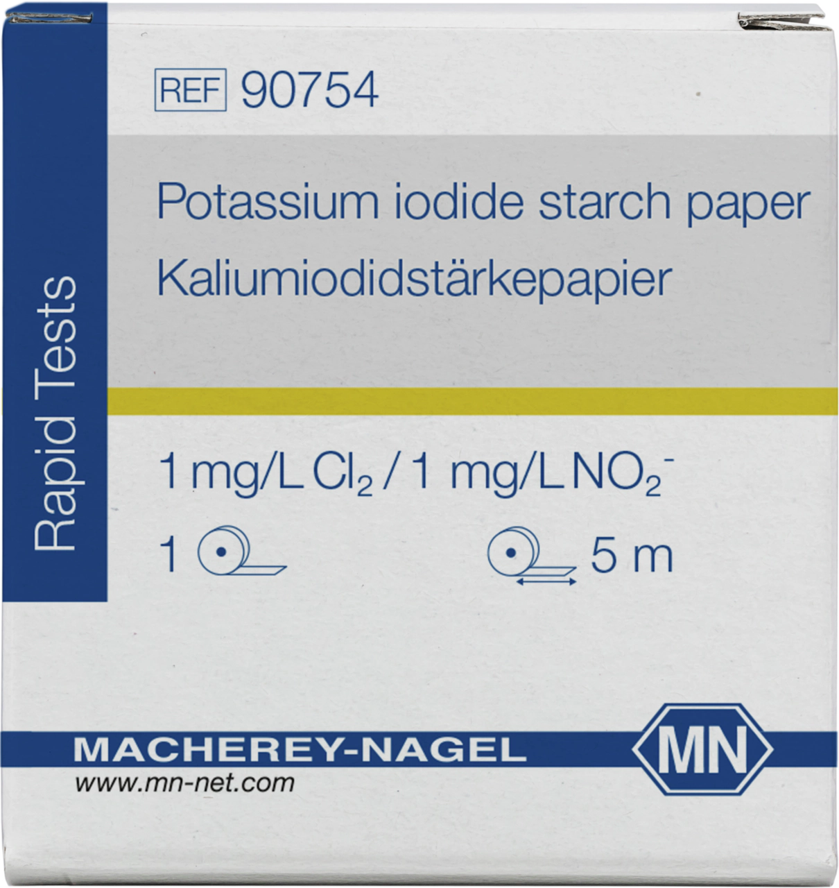Qualitative potassium iodide starch paper MN 816 N for Nitrite and Free chlorine