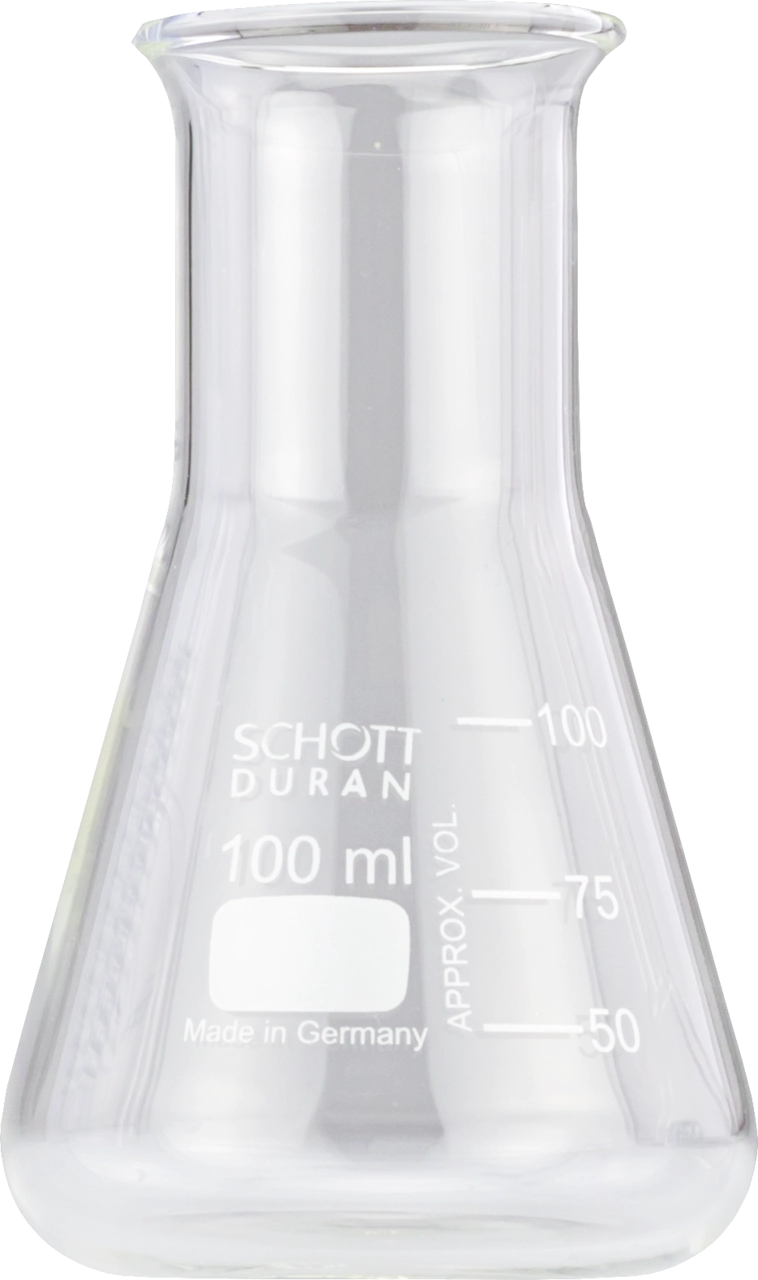 Erlenmeyer flask, 100 mL