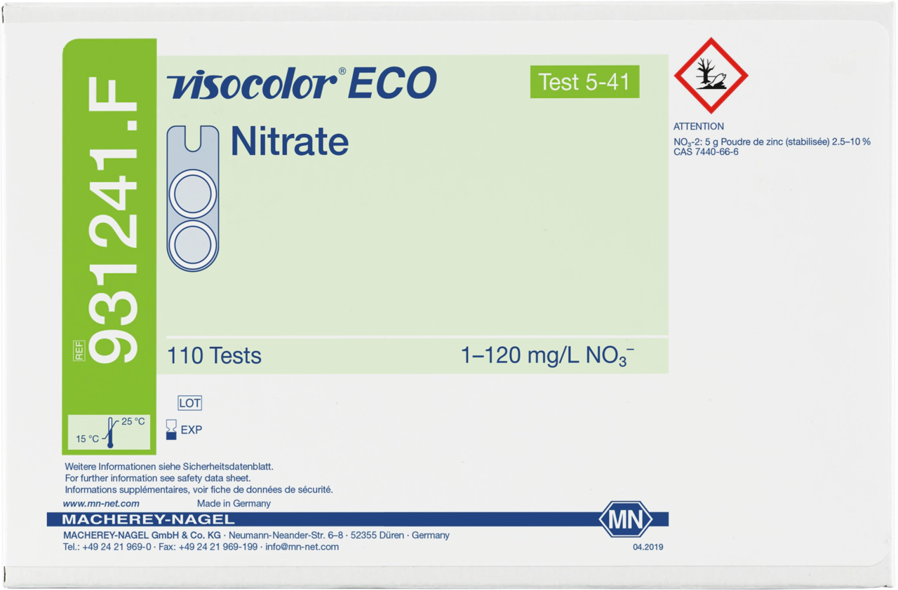 Colorimetric test kit VISOCOLOR ECO Nitrate, refill pack