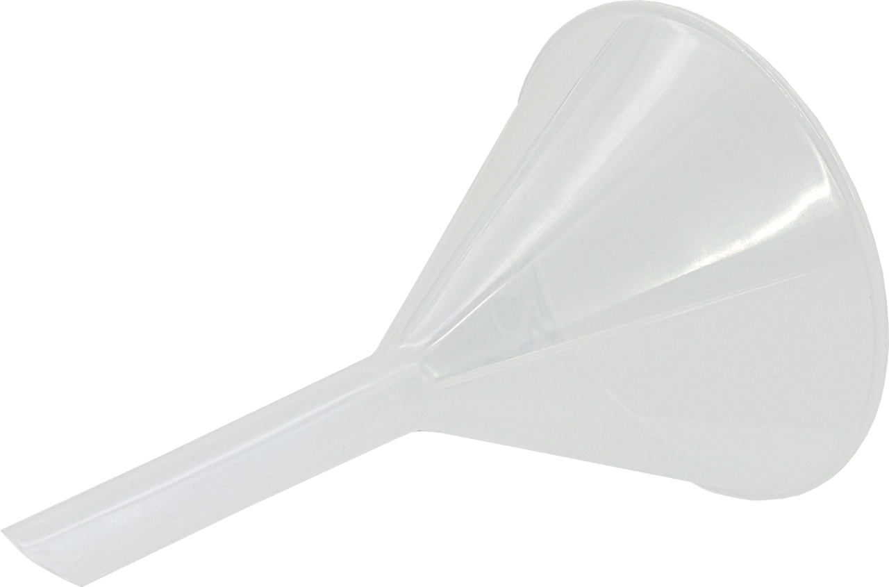 Funnel for VISOCOLOR reagent case for soil analysis