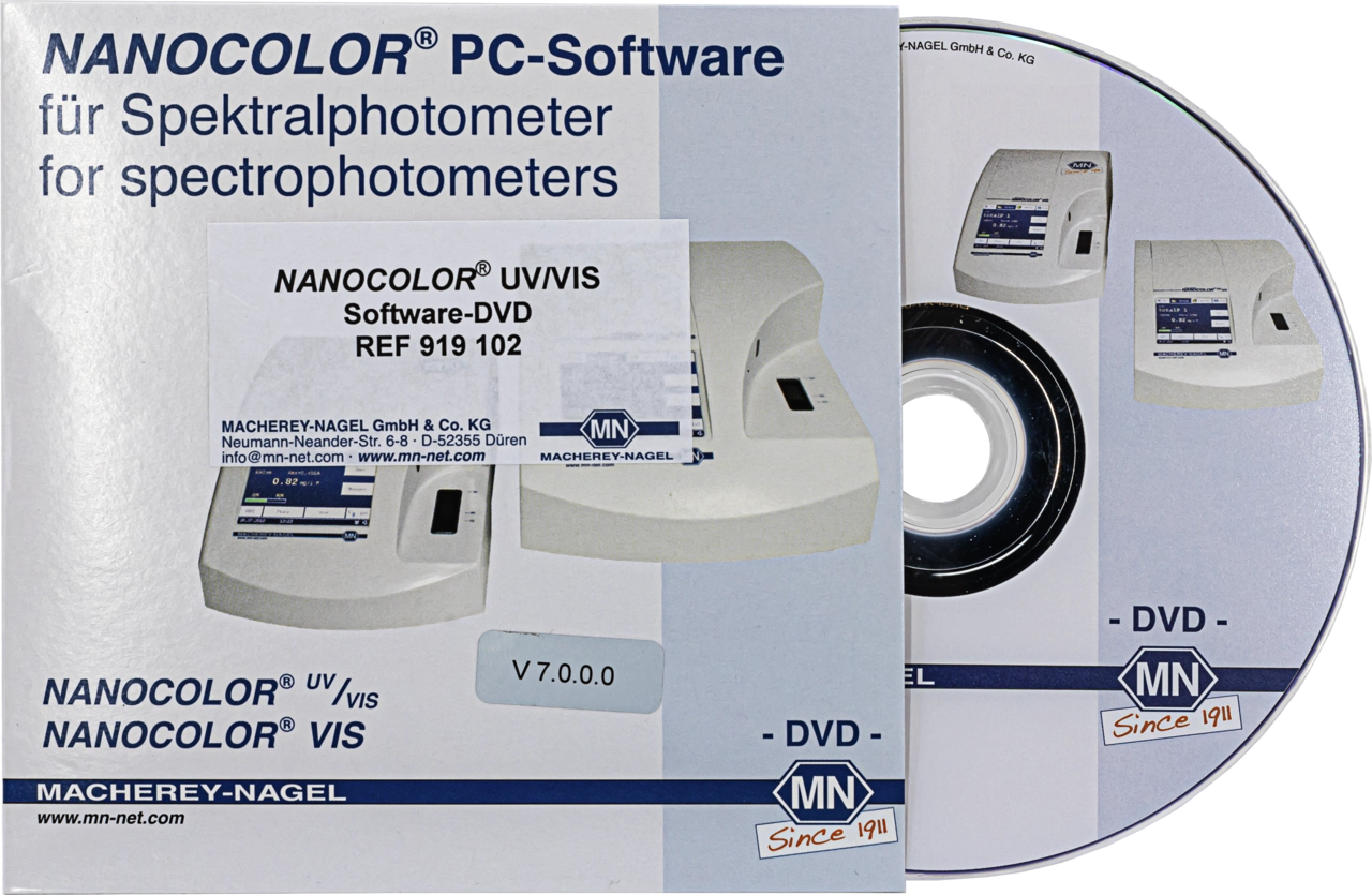 NANOCOLOR Spectrophotometer software