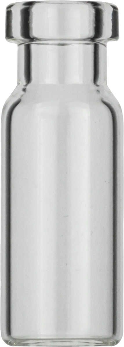 Crimp neck vial, N 11, 11.6x32.0 mm, 1.5 mL, flat bottom, clear