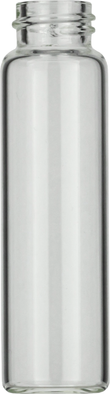 Screw neck vial, N 15, 18.5x66.0 mm, 12.0 mL, flat bottom, clear