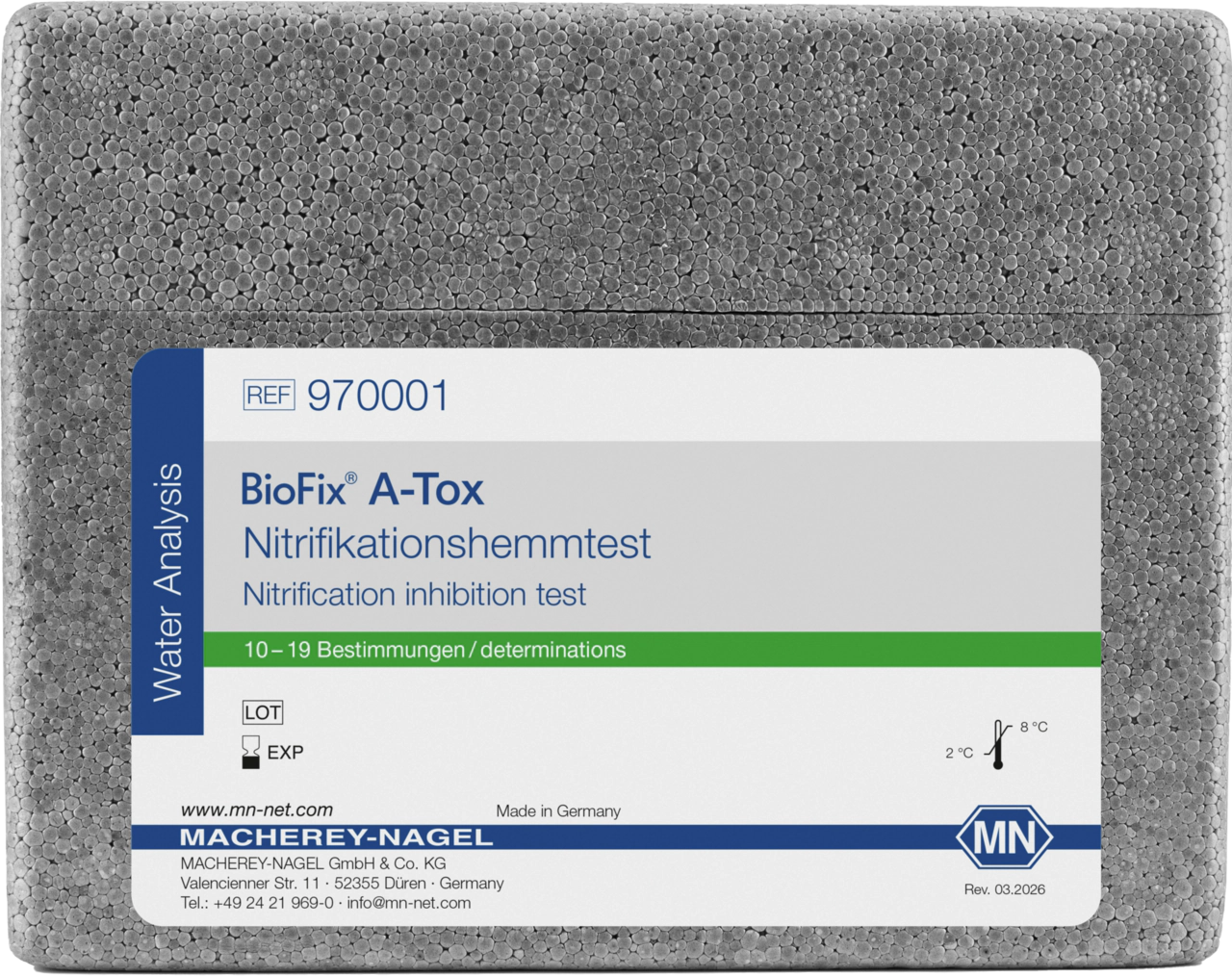 Nitrification inhibition test BioFix A‑Tox