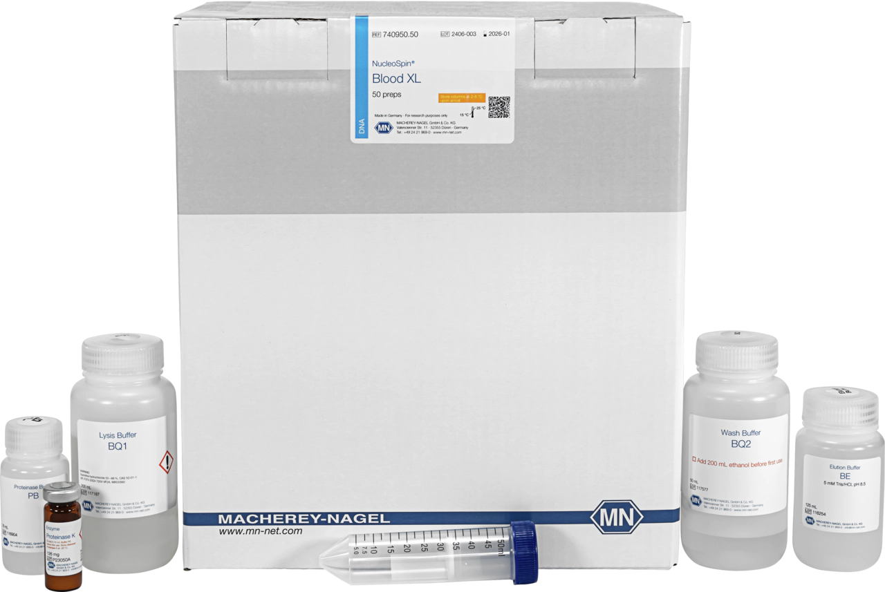 NucleoSpin Blood XL, Maxi kit for DNA from blood