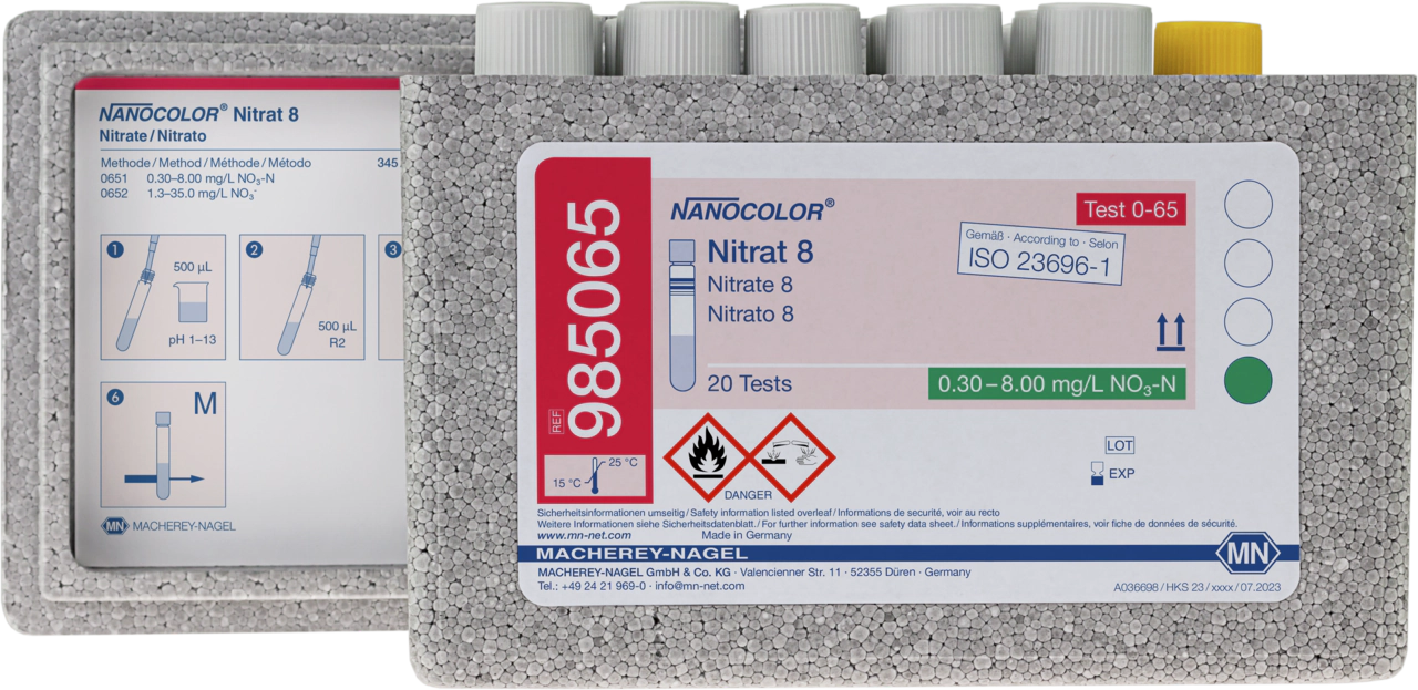 Tube test NANOCOLOR Nitrate 8