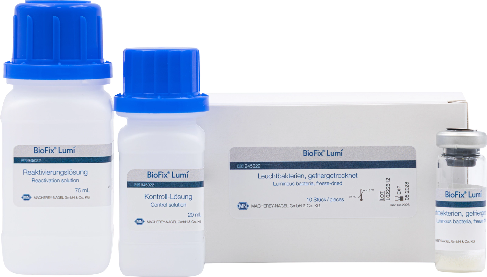BioFix Lumi luminous bacteria Multi‑Shot, freeze-dried, 100 test
