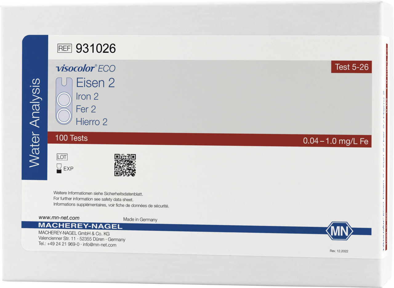 Colorimetric test kit VISOCOLOR ECO Iron 2
