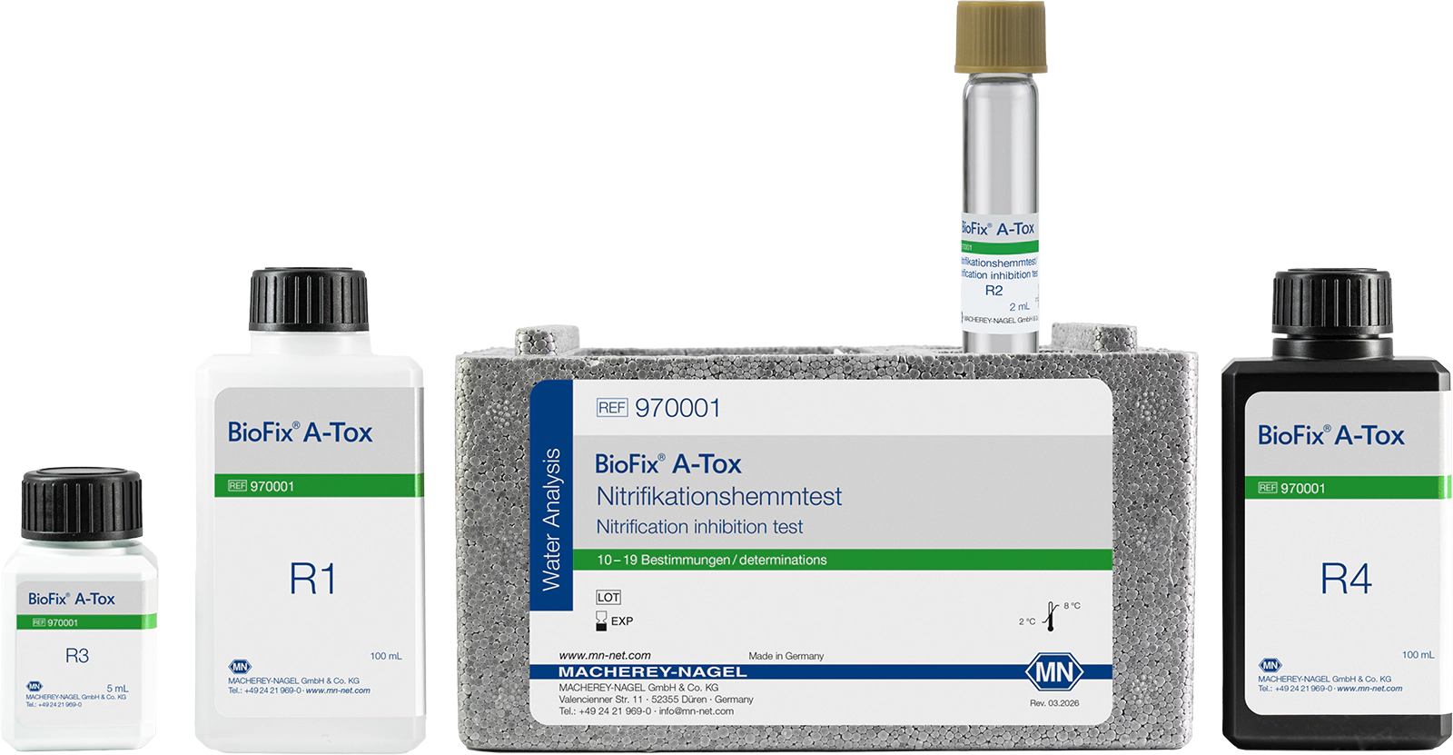 Nitrification inhibition test BioFix A‑Tox