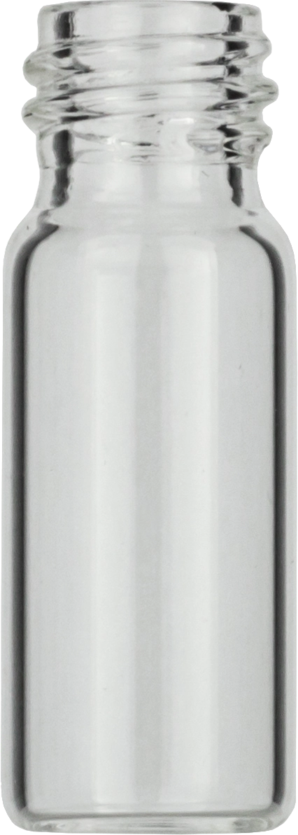 Screw neck vial, N 10, 11.6x32.0 mm, 1.5 mL, flat bottom, clear
