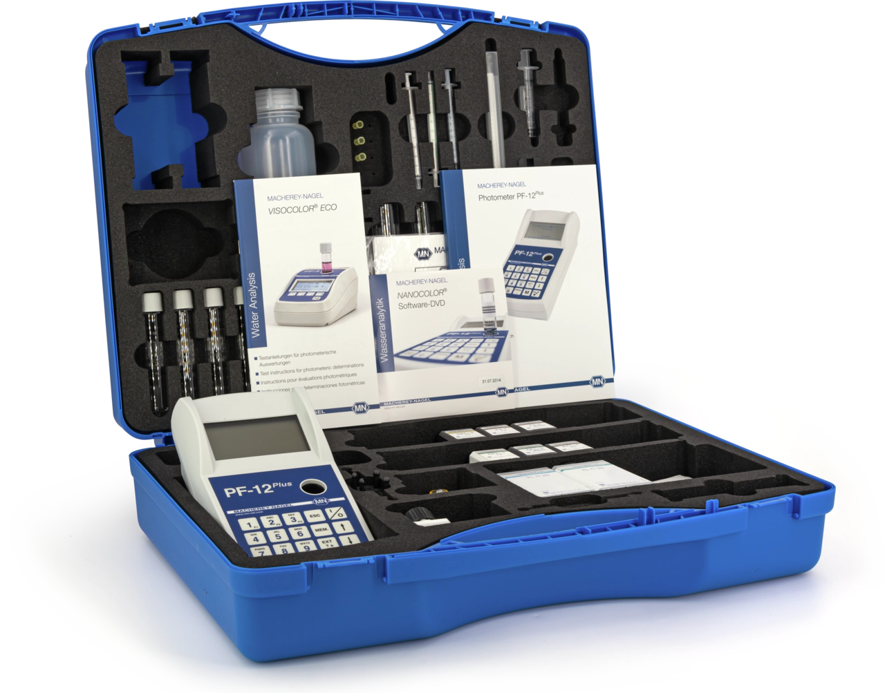 VISOCOLOR Reagent case for environmental analysis with PF‑12Plus
