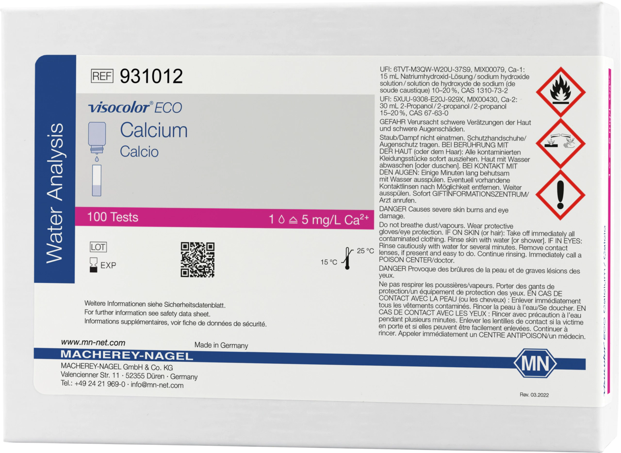 Titrimetric test kit VISOCOLOR ECO Calcium