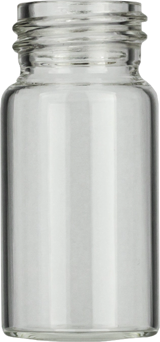 Screw neck vial, N 24, 27.5x57.0 mm, 20.0 mL, flat bottom, clear