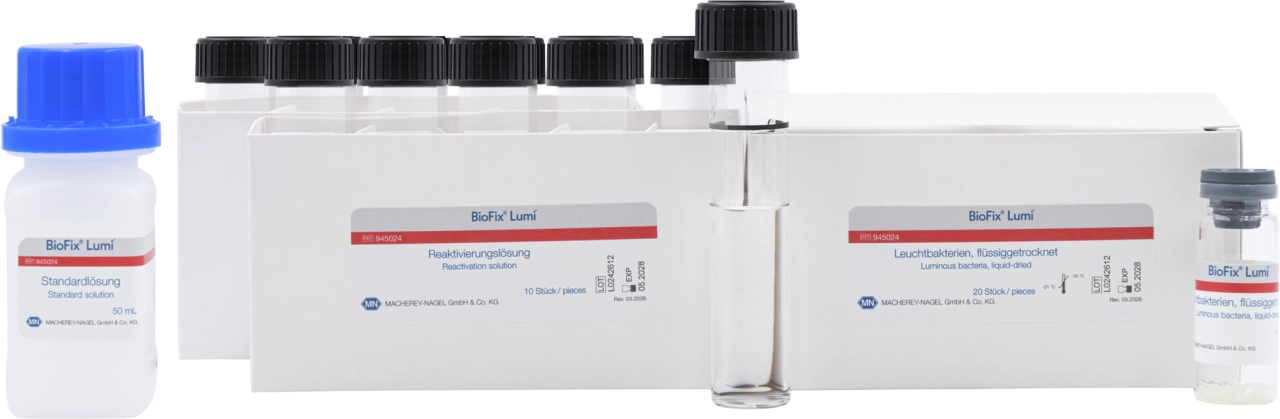 BioFix Lumi luminous bacteria, liquid-dried, 20 tubes for 400 tests