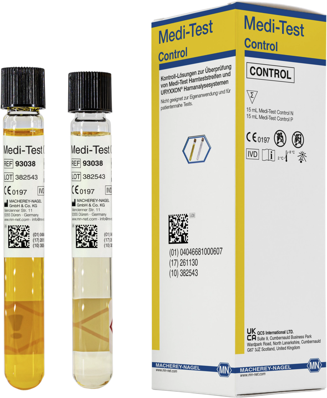 Medi-Test Control, urine test strip control solution