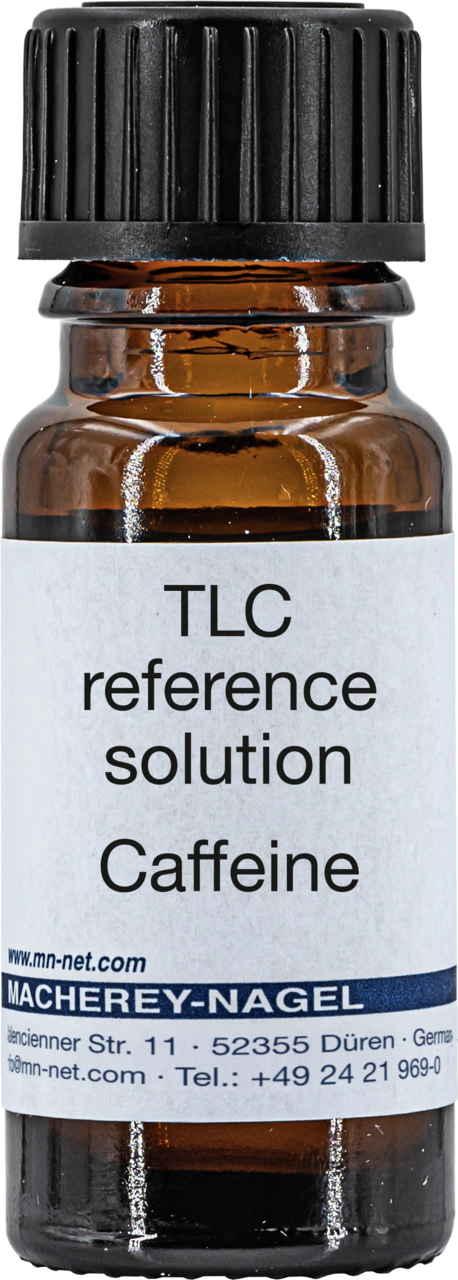 TLC reference solution, caffeine