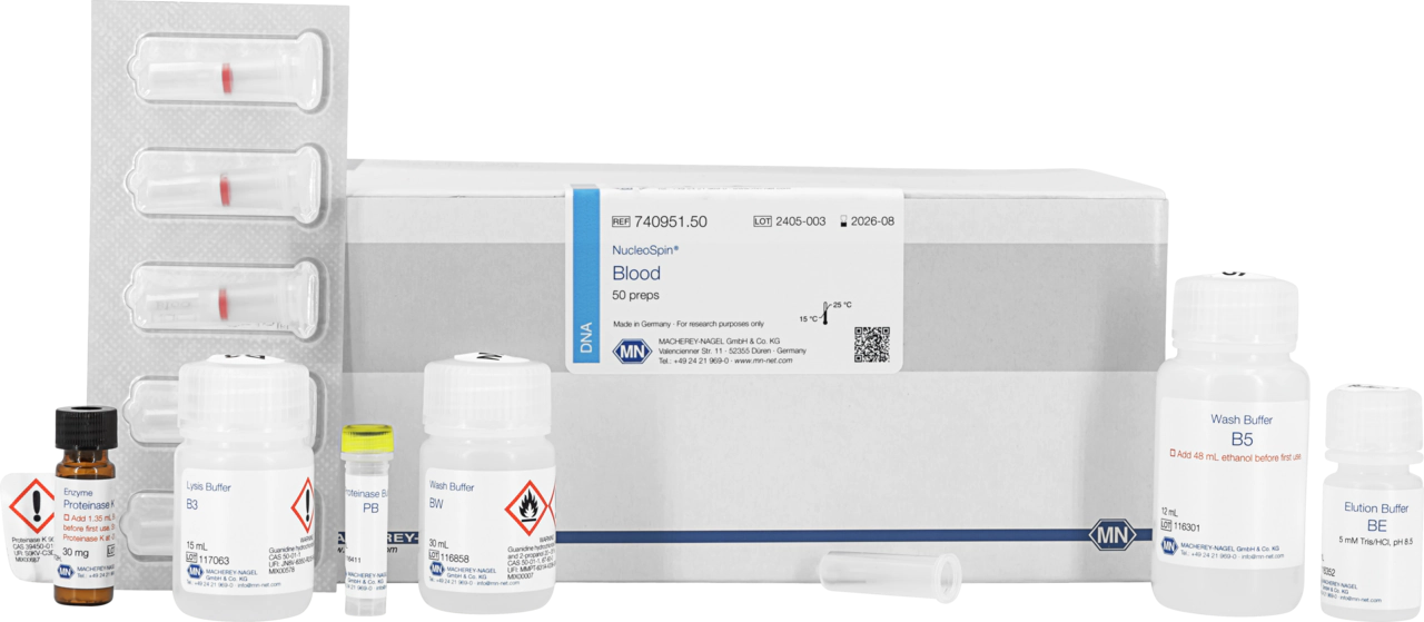 NucleoSpin Blood, Mini kit for DNA from blood