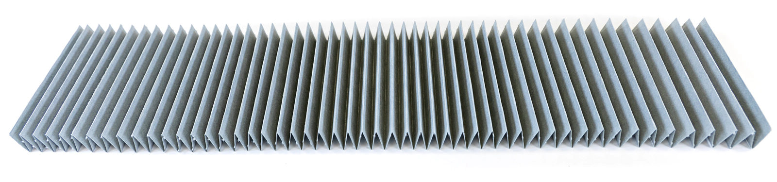 Pleated strips, MN 7232, Seed germination, Smooth, Grey