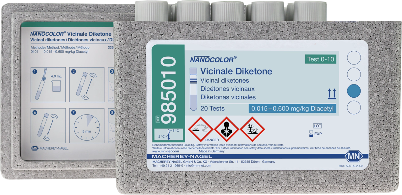 Tube test NANOCOLOR Vicinal diketones