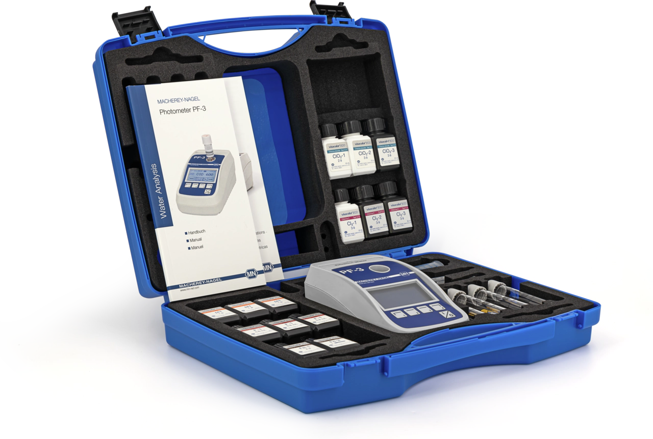 Reagent case with PF‑3 Drinking Water with regents(Cl₂ liquid)