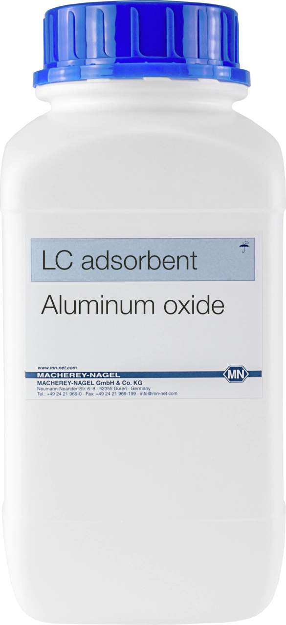 LC, packing material (adsorbent, bulk), Aluminum oxide, basic, Alox B