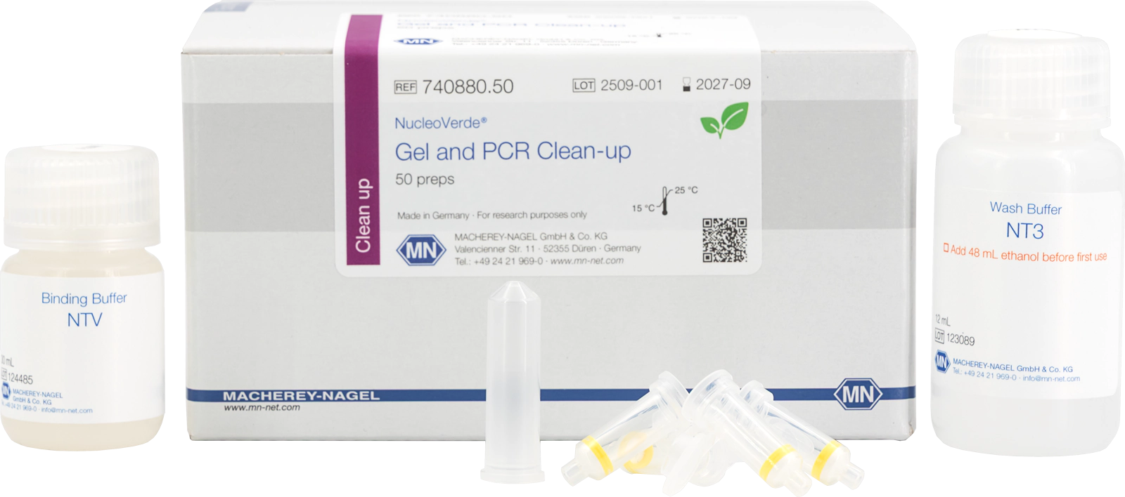 NucleoVerde Gel and PCR Clean-up, Eco-friendly mini kit for gel and PCR clean-up