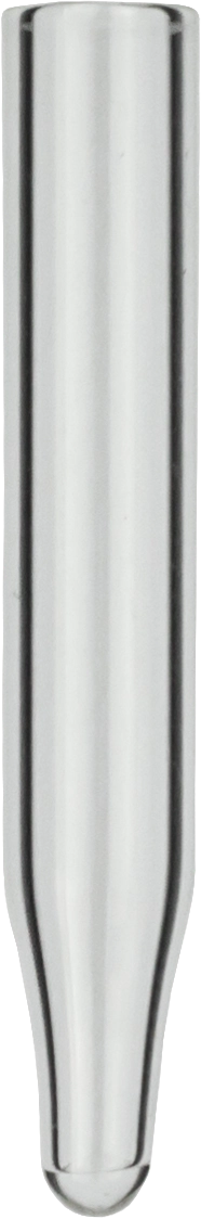 Micro-insert, N 8|N 11, 5.0x31.0 mm, 0.15 mL, conical, 9 mm tip, clear