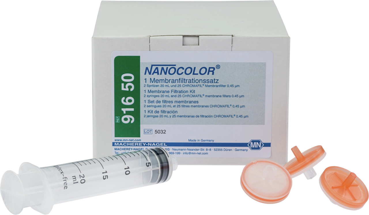 NANOCOLOR Membrane filtration kit 0.45 µm