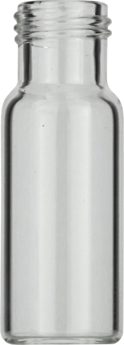 Screw neck vial, N 9, 11.6x32.0 mm, 1.5 mL, flat bottom, clear