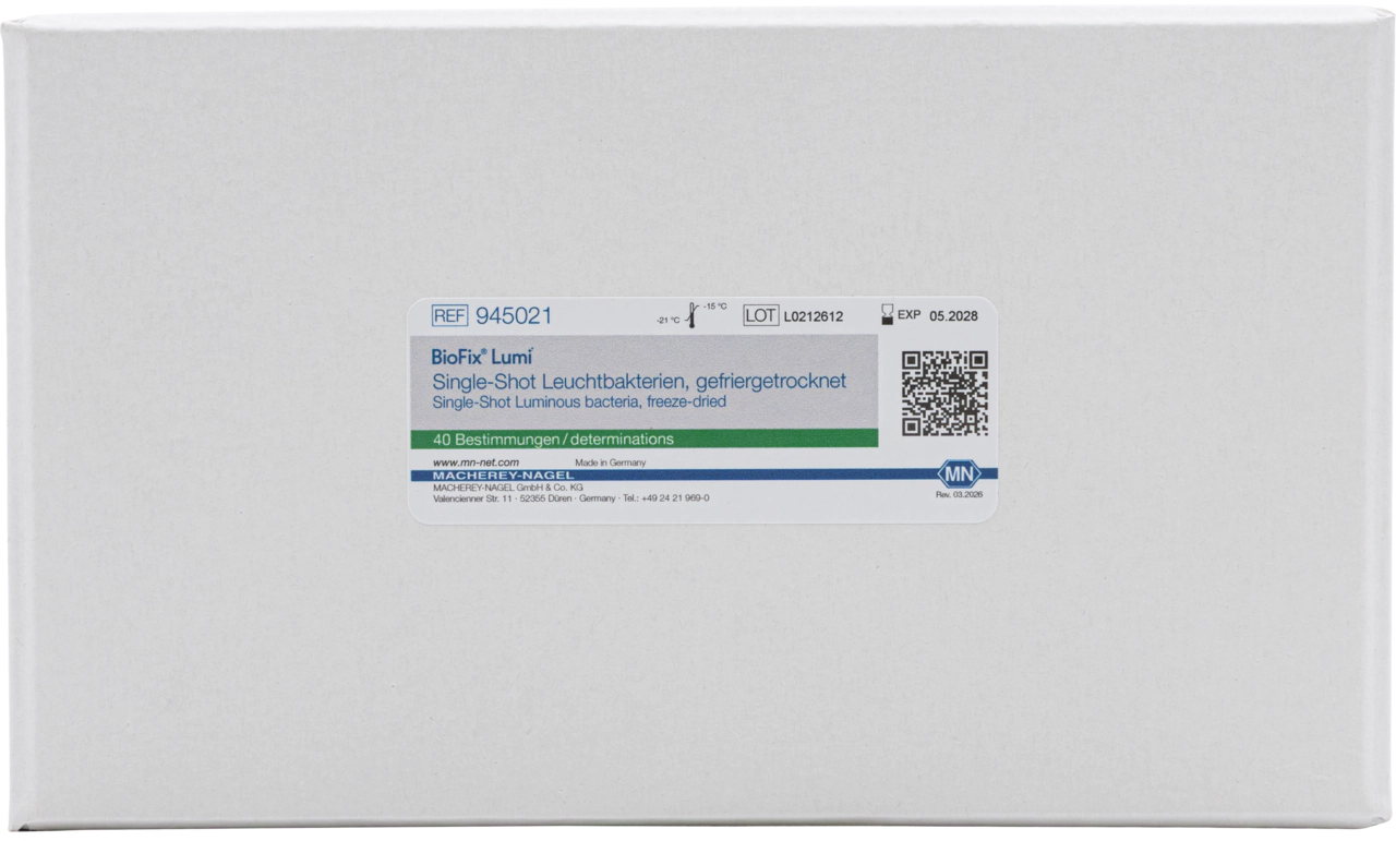 BioFix Lumi luminous bacteria Single‑Shot, freeze-dried, 40 tests
