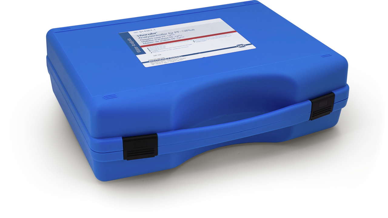 VISOCOLOR Reagent case for PF‑12Plus, without photometer and reagents