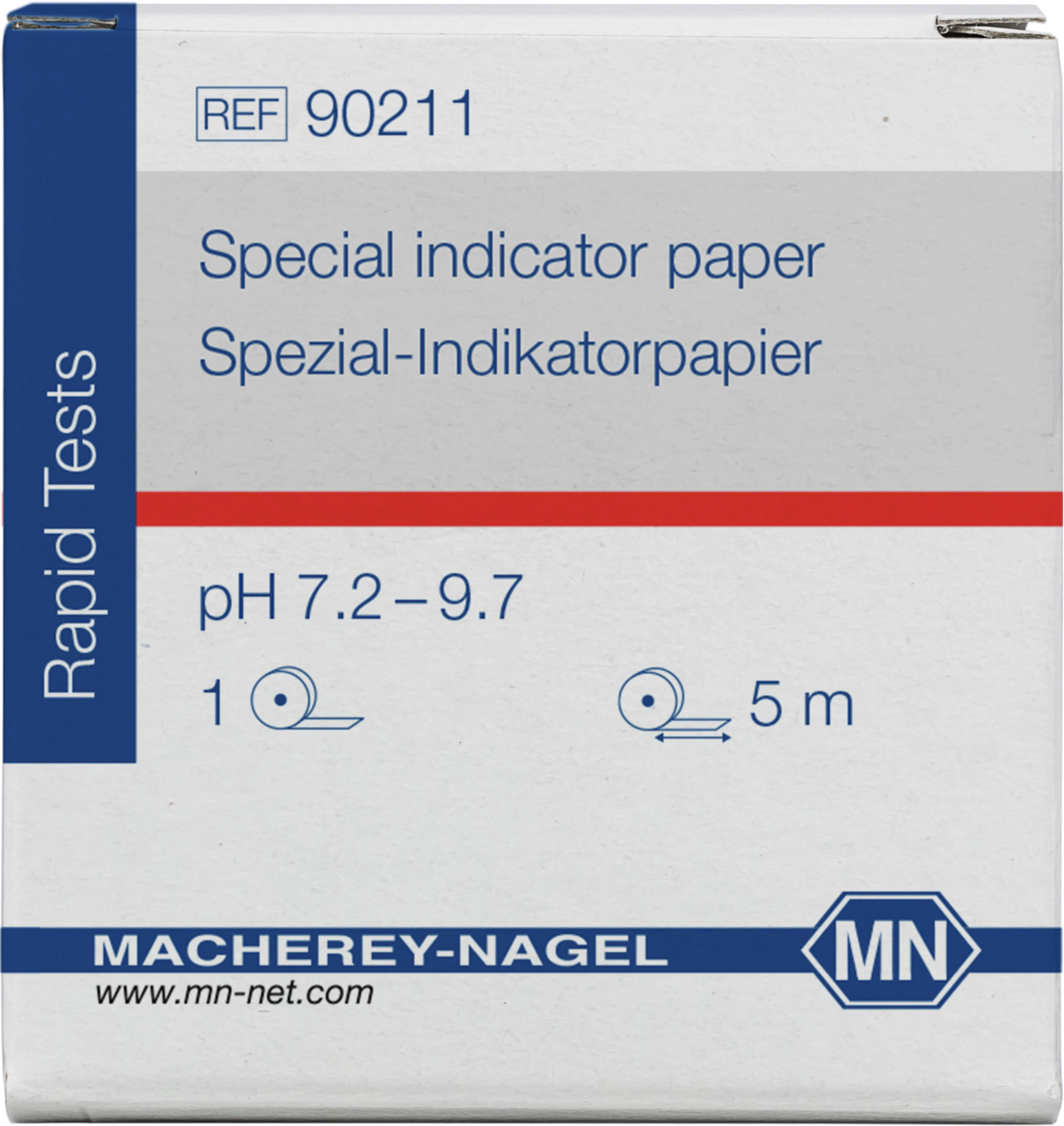 Special indicator paper pH 7.2–9.7, reel