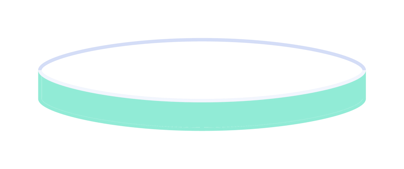 Septa N 17, Silicone/PTFE, Blue transparent/white, 1.5 mm, 45° shore A