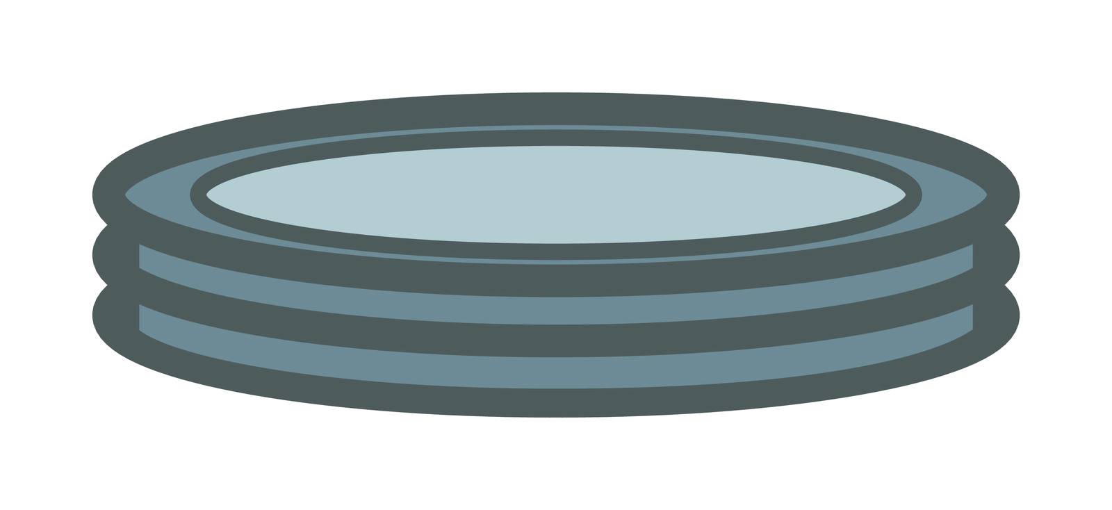 Septa N 20, Butyl/PTFE (Pharma-Fix), Dark gray/gray, 3.0 mm, 50° shore A