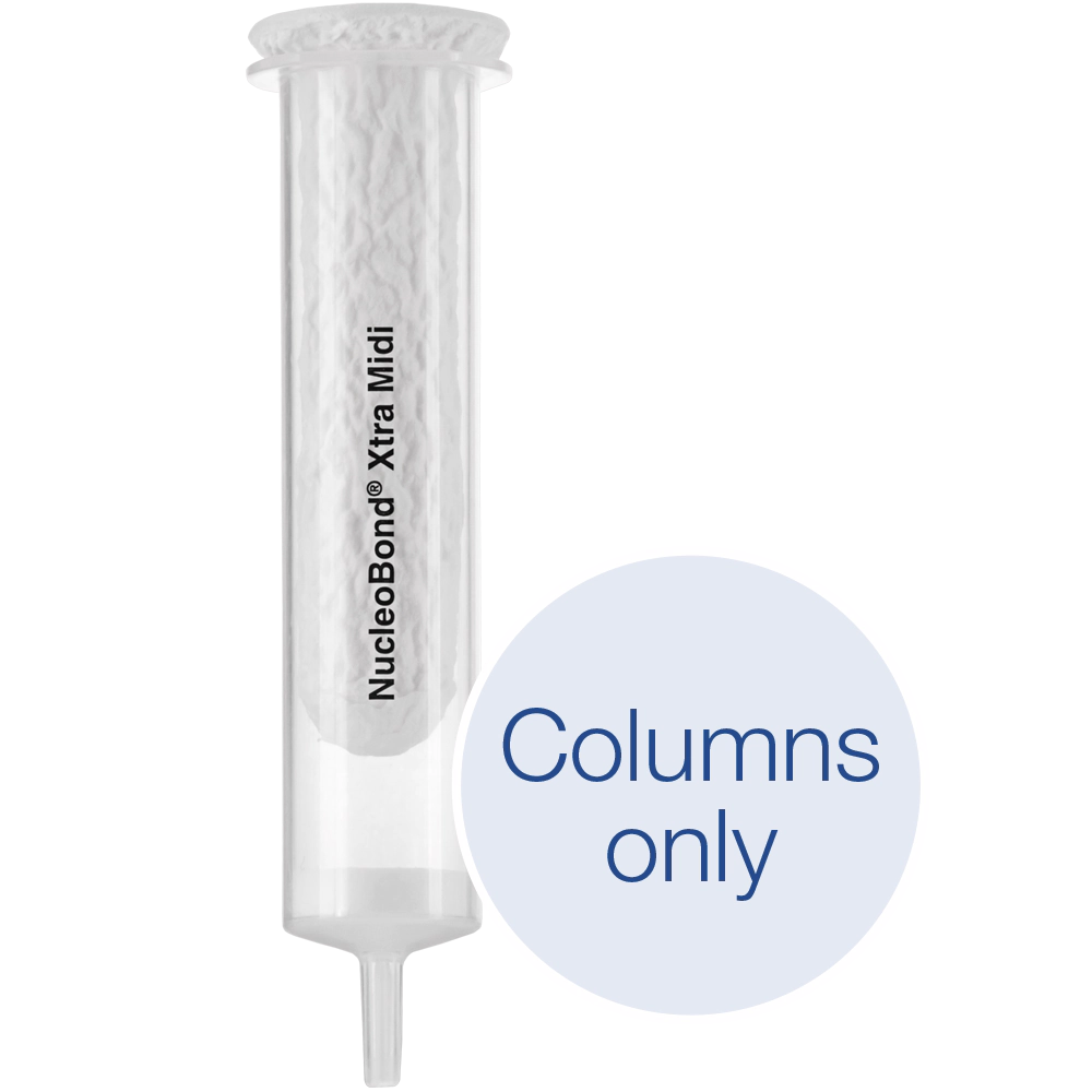 NucleoBond Xtra Midi Columns for transfection-grade plasmid DNA