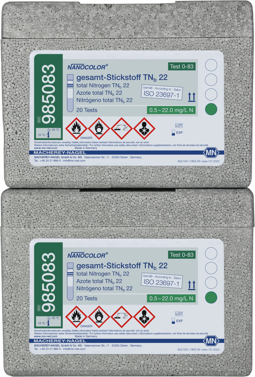 Tube test NANOCOLOR total Nitrogen TNb 22