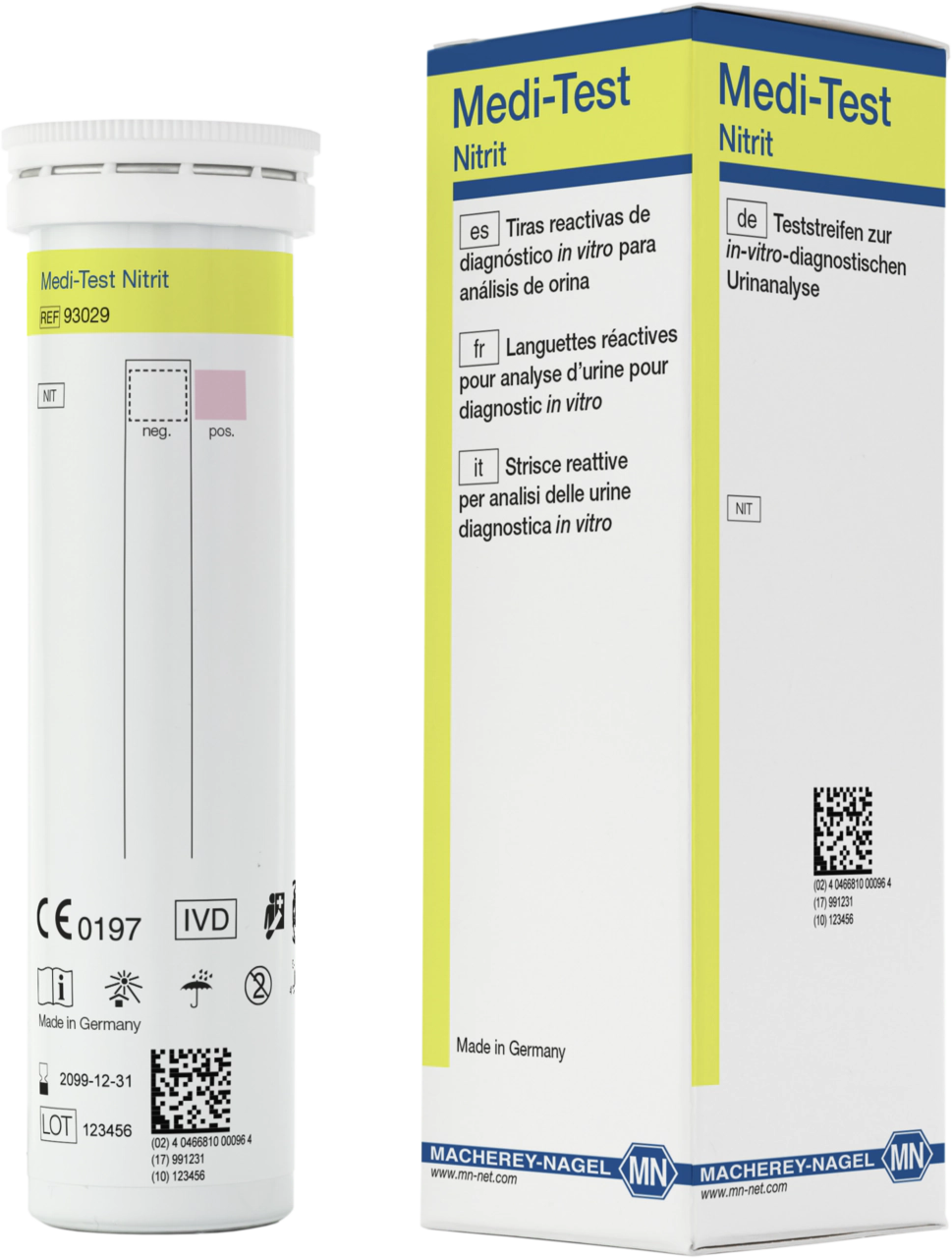 Urine test strips, Medi-Test Nitrite