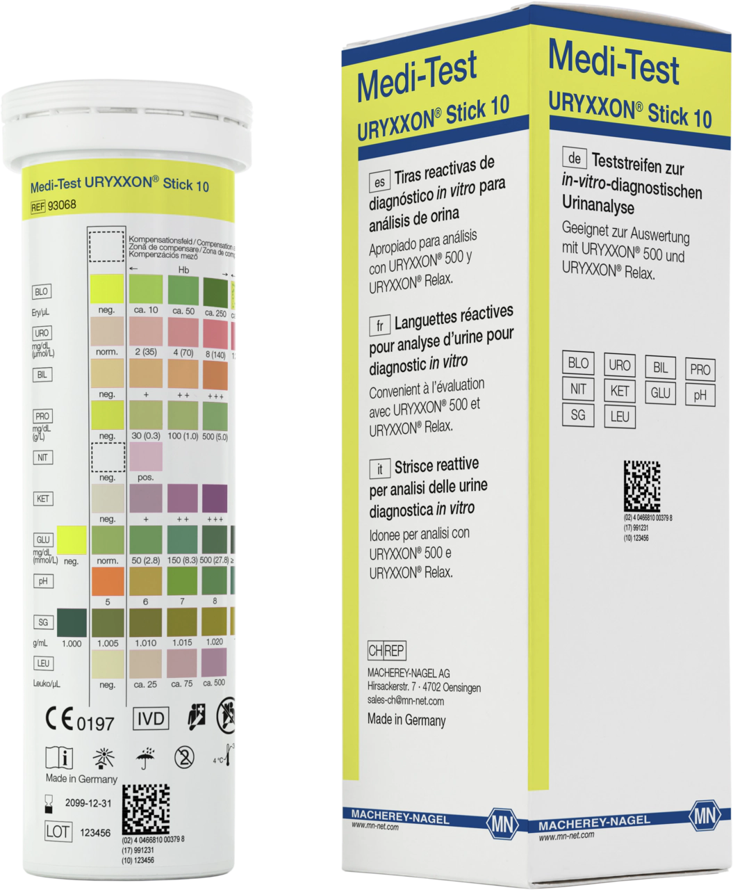 Urine test strips, Medi-Test URYXXON Stick 10